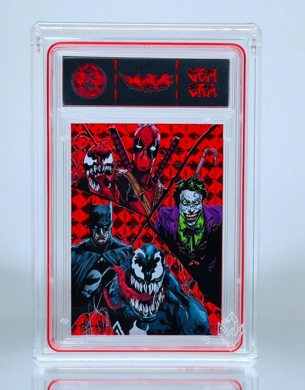 "FRACTURED DEADPOOL” - 9" MEGA BOMBER COLLAB W/GEM ERA COLLECTIBLE CARD