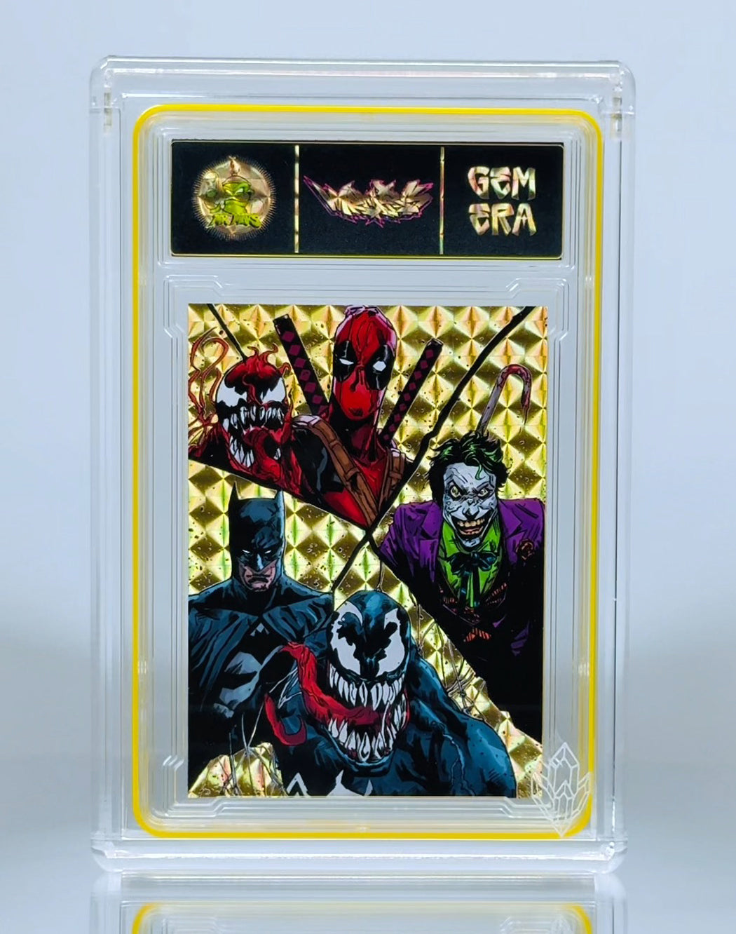 "FRACTURED BATMAN” - 9" MEGA BOMBER COLLAB W/GEM ERA COLLECTIBLE CARD