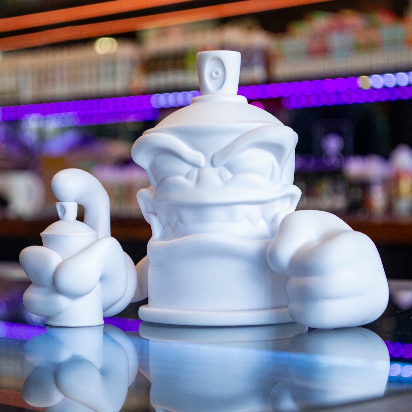 "KRUSH THE KAN" 5" D.I.Y WHITE VINYL FIGURE