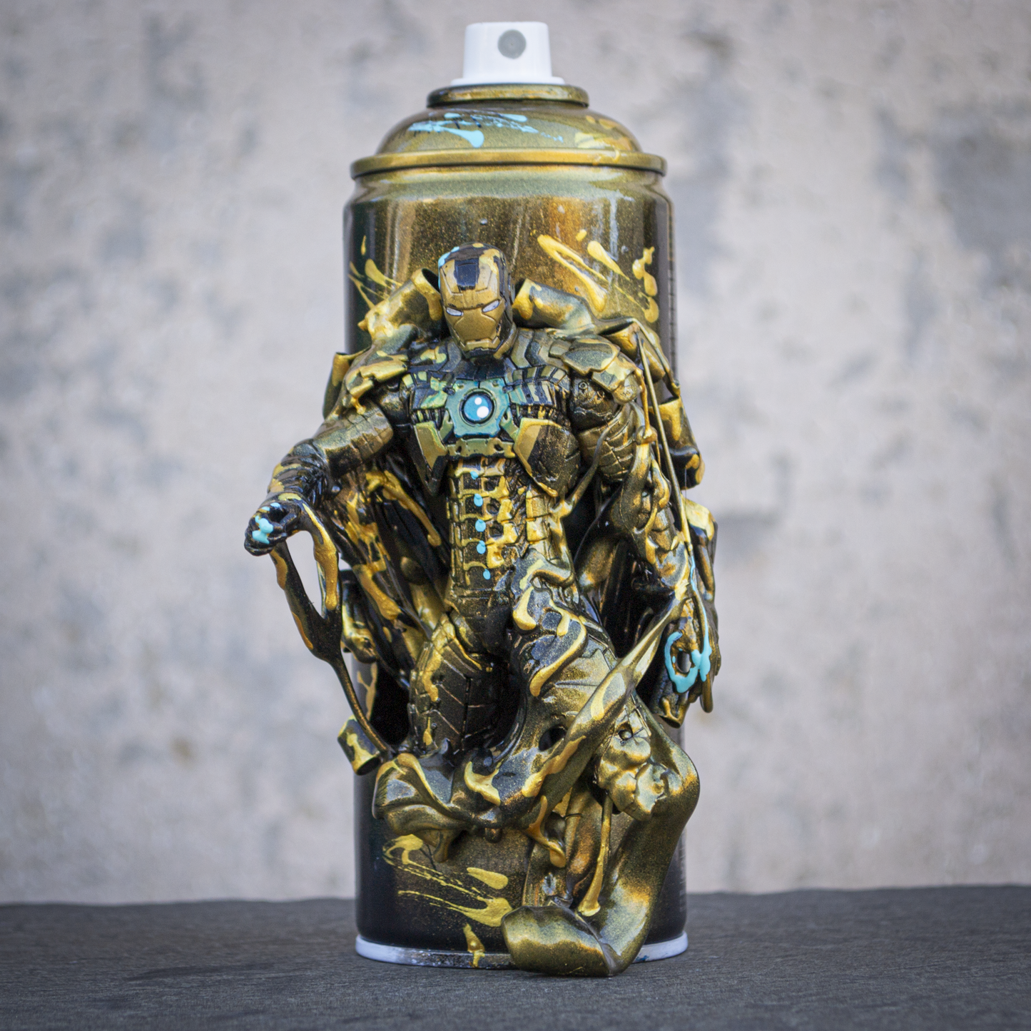 "GOLDEN IRONMAN” 7" BOMBER