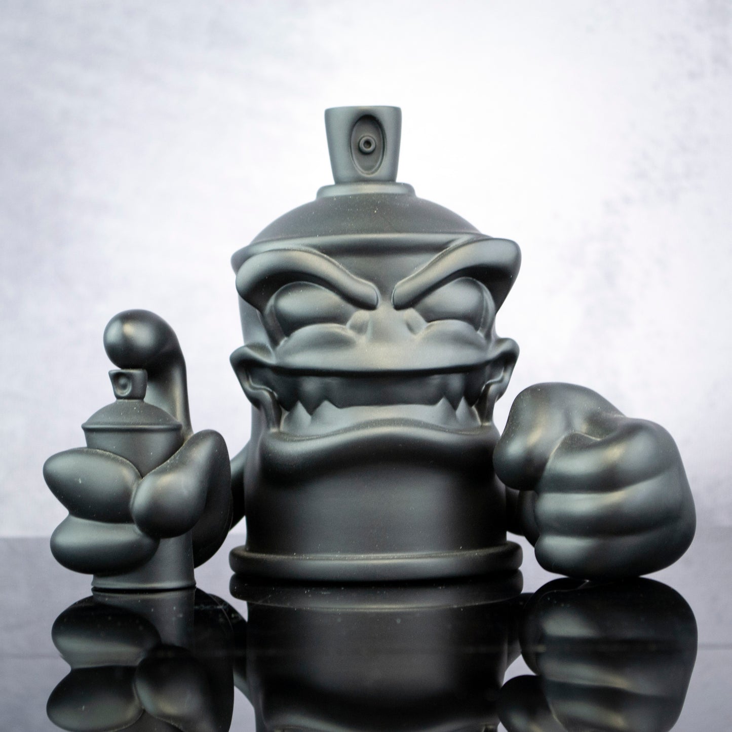 "KRUSH THE KAN" 5" D.I.Y BLACK VINYL FIGURE
