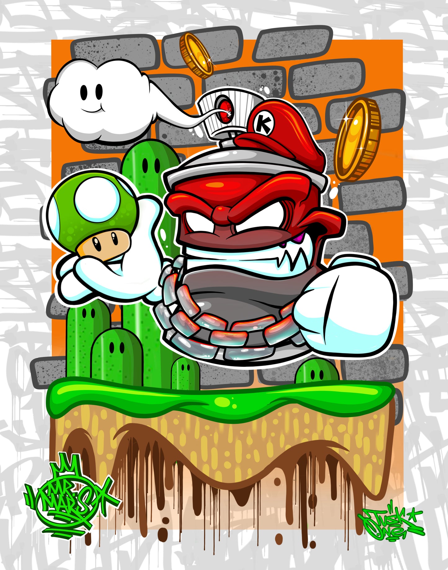 "1 UP" 11" x 14" PRINT