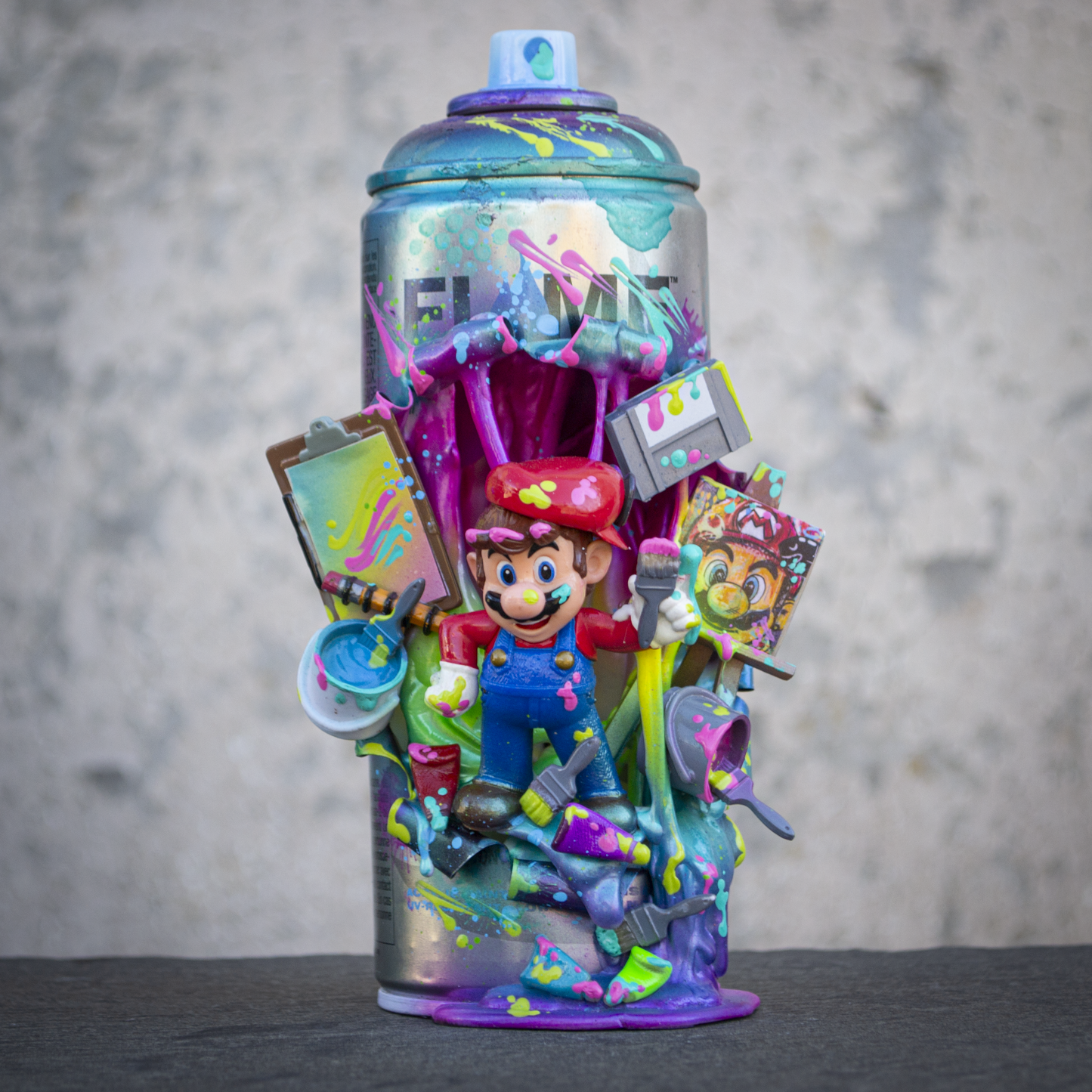 "PAINTED PASSION” 7" BOMBER