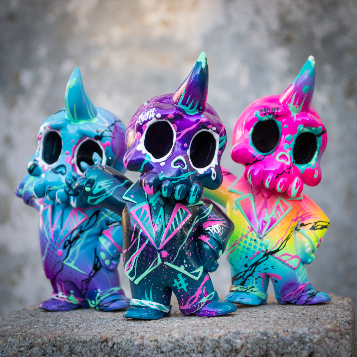 "BOBBY SKULLS" 4" KUSTOMS