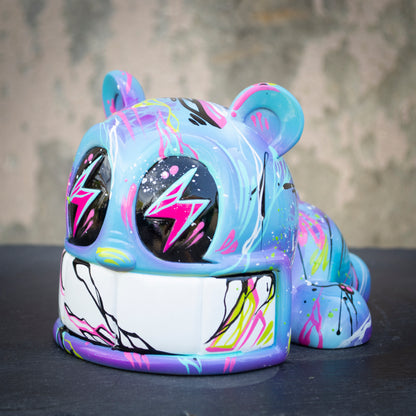 "FRACKED BLUE" 8" CUSTOM DESIGNER TOY